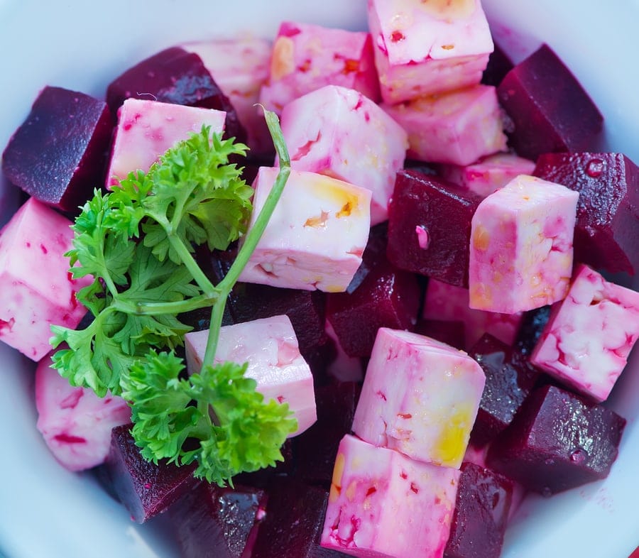 Roasted Beetroot Salad with Goats Cheese